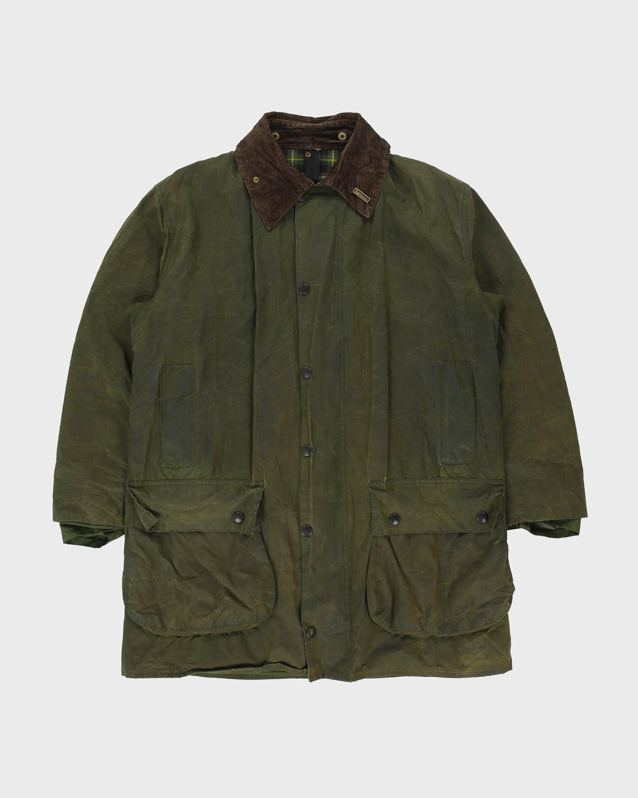 Barbour Border Waxed Field Jacket XL