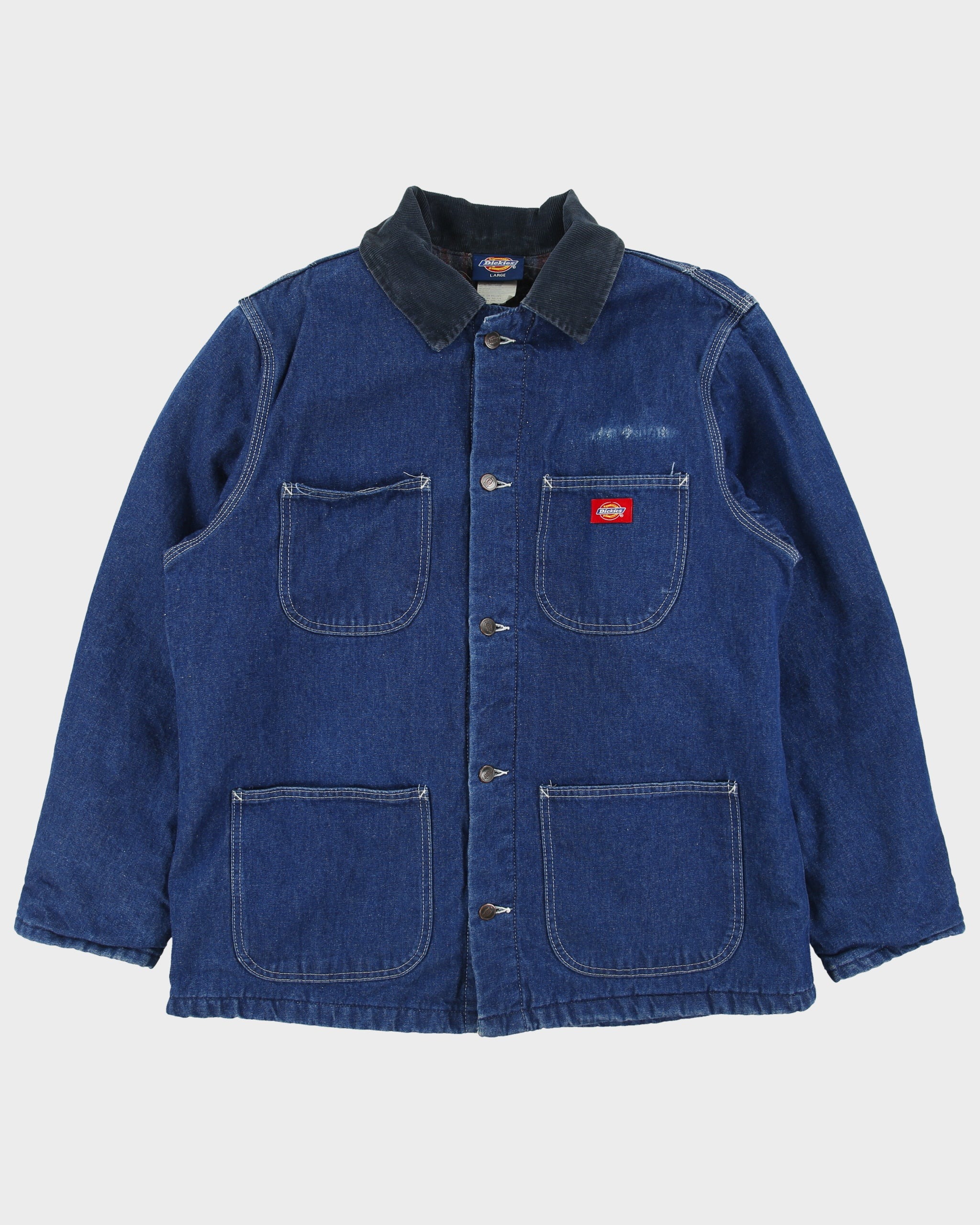 Dickies Blanket-Lined Heavy Denim Chore Jacket L