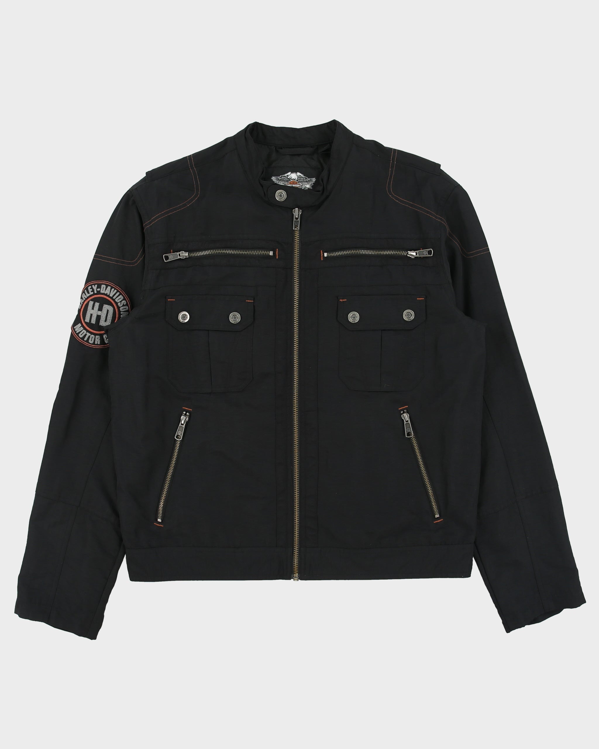 Harley Davidson Heavy Canvas Biker Moto Jacket M